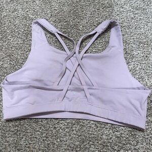 Old Navy Lavender Strappy Sports Bra
